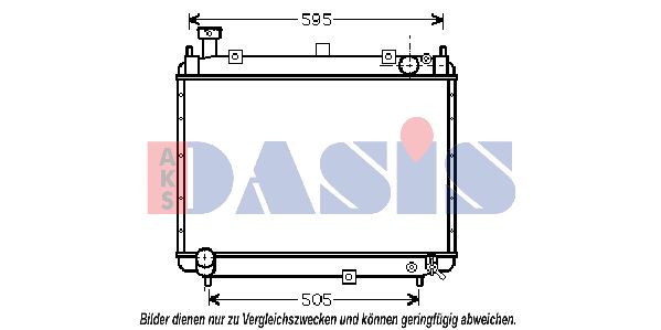 AKS DASIS Radiators, Motora dzesēšanas sistēma 213810N